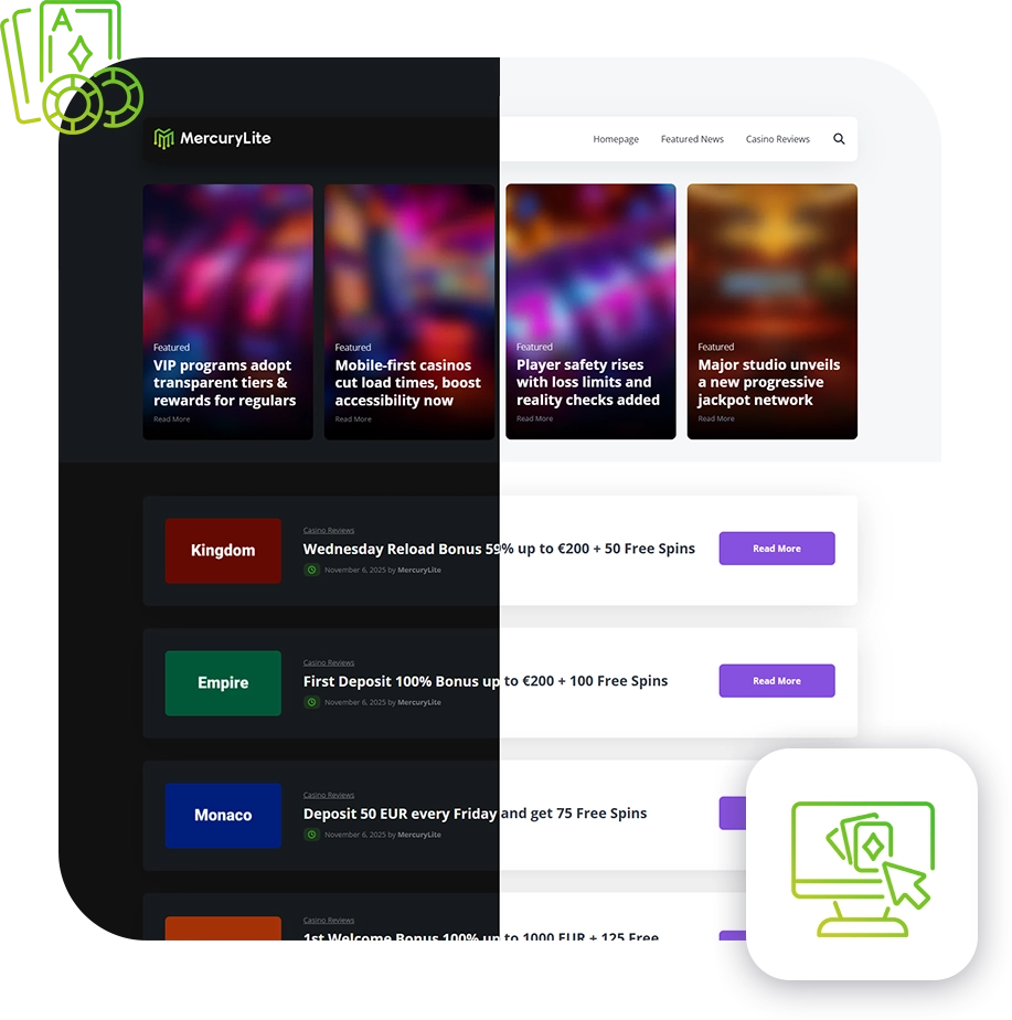 Free Casino WordPress Theme